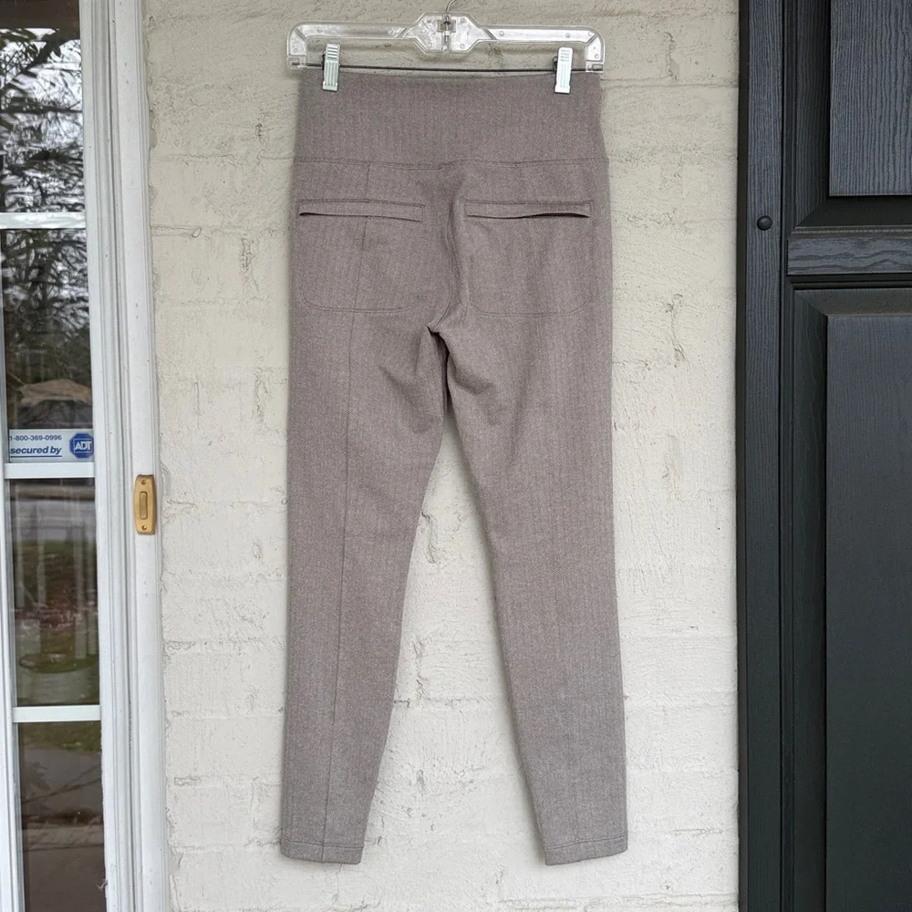 Athleta Delancey Herringbone Tights Light Asphalt Size Small